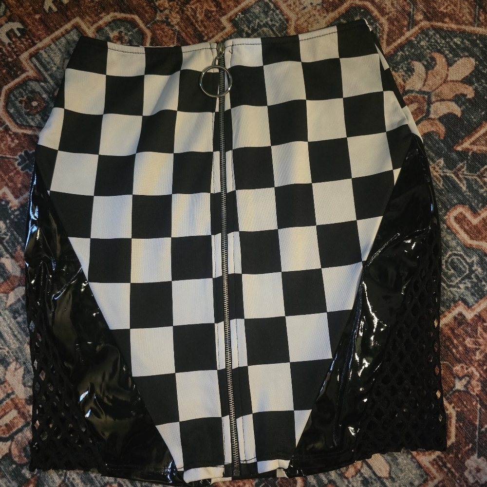 Checkered Skirt